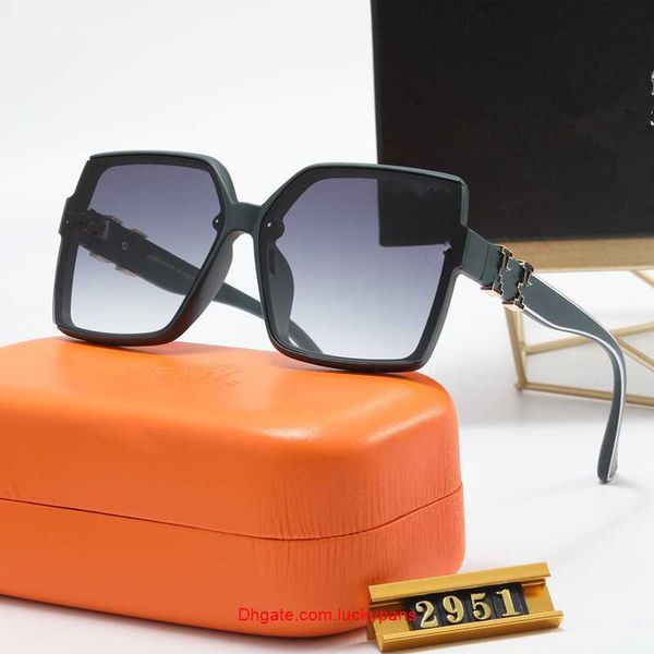 

luxury designer sunglasses fashion classic men women polarized eyewear uv400 big square frame sun glasses with box 9w4b, White;black