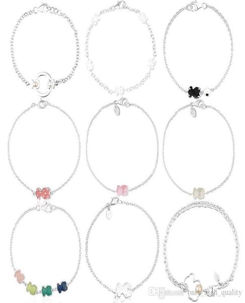

925 sterling silver spanish brand spanish bear bracelet and original jewelry whole are suitable for parties4725245