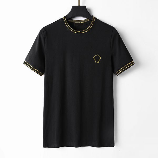 

mens designer t shirt summer style tshirts embroidery with letters loose tees trend short sleeve casual shirts asian size m-3xl, White;black