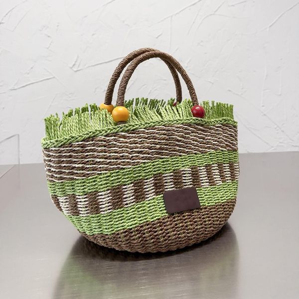 

designer beach bags knitting straw bag shoulder capucines luxury crossbody womens handbags basket