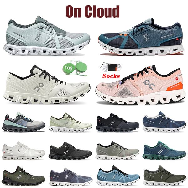 

2023 running shoes og on cloud designers sneakers clouds nova platform triple black white cloudnova form eclipse rose turmeric frost vista o