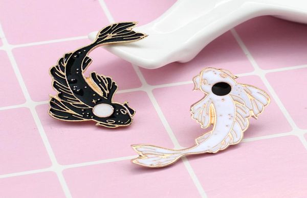 

cute fish brooches pin for women kids fahsion jewelry shirt coat dress denim bag decor metal enamel pin8090795, Gray