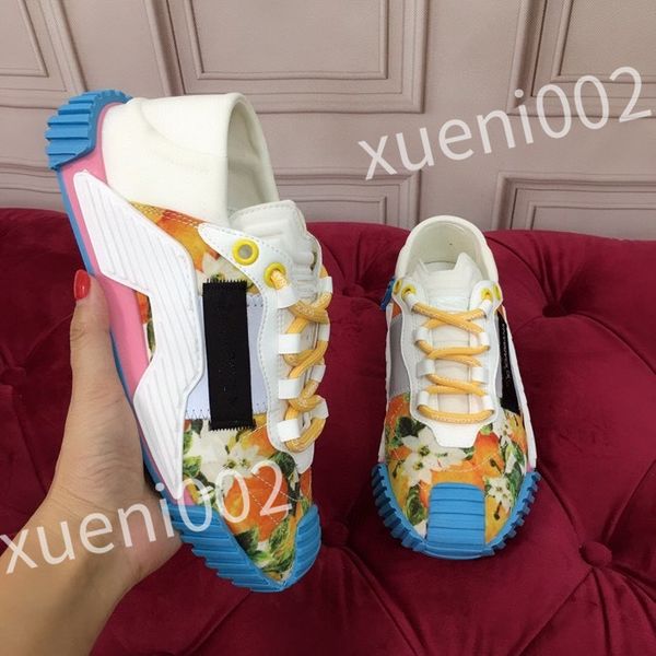 

2023 luxury designer flat sneaker trainer casual shoes denim canvas leather white letter fashion platform mens womens low sneakers, Black