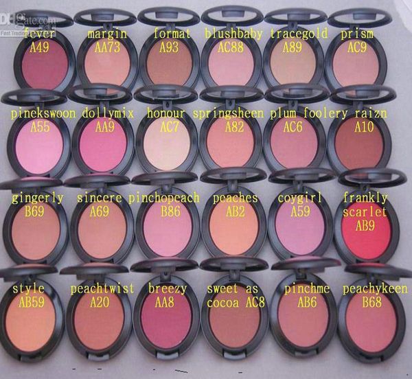 

dhl selling new make up shimmer blush 6g 24 color no mirrors no brush brand makeup5666027