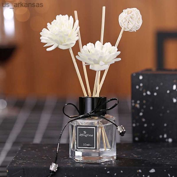 

1pcs 50ml home decor aromatherapy oil sets diffuser reed sticks lavender jasmine ocean osmanthus gardenia lemon hilton etc.