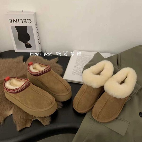 

boots ug women tazz sandals uggly fur slides classic wgg ultra mini platform boot tasman les petites suede wool blend comfort winter advance, Black