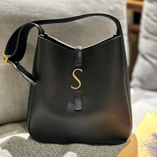 

le5a7 hobo black mini womens hand bag luxury mens purse wallet designer bags genuine leather fashion the tote underarm shoulder bag cross bo