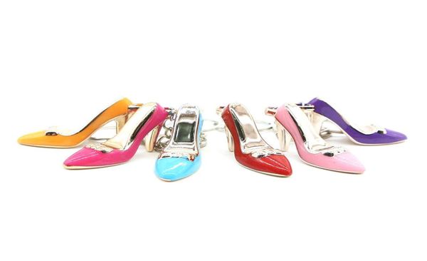 

in stock 6 different high heels keychains women bag charms keychain purse pendant cars holder mini shoe key ring buckle hanging3826922, Silver