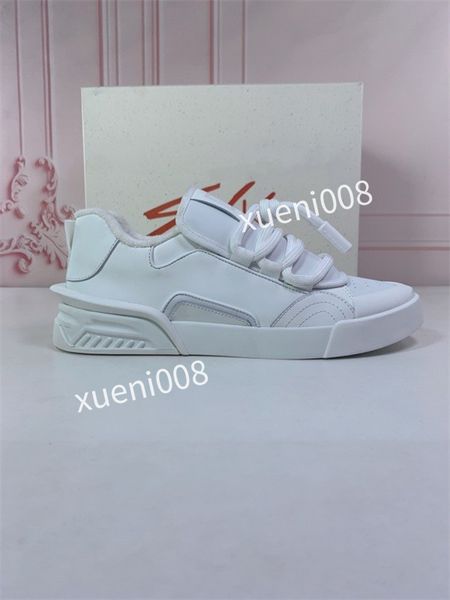 

new brand women classics casual shoes designer leather lace-up sneaker fashion running trainers letters woman shoes flat printed gym sneaker, Red;white