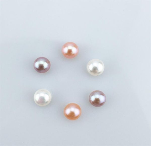 

49mm mix colors teal pearl spacer loose beads for floating charms jewelry necklace bracelet making pearl oyster decorations 100pc1968677, White