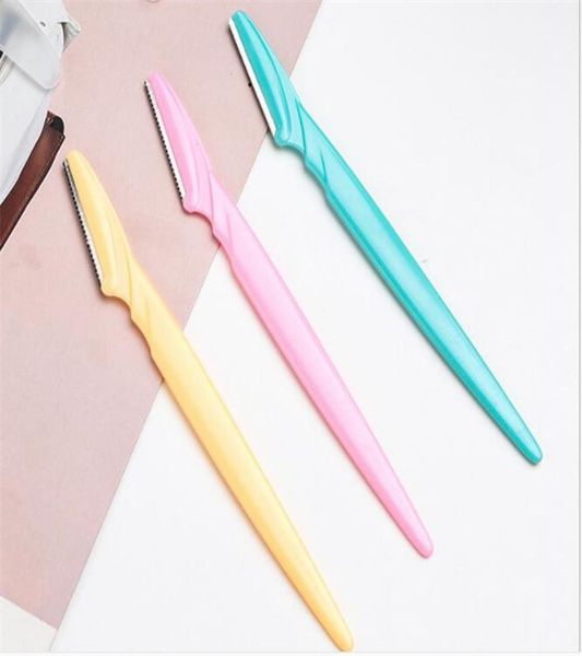 

200pcs eyebrow razor shaper trimmer shaver women facial razor with precision cover x2034791206
