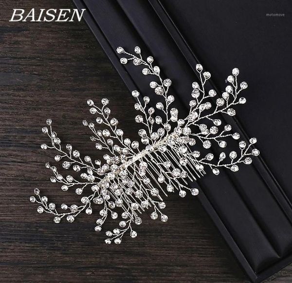 

rhinestone bridal hair combs wedding hair accessories bridal comb handmade rhinestone bride headpiece crystal ornaments17810234, Golden;silver