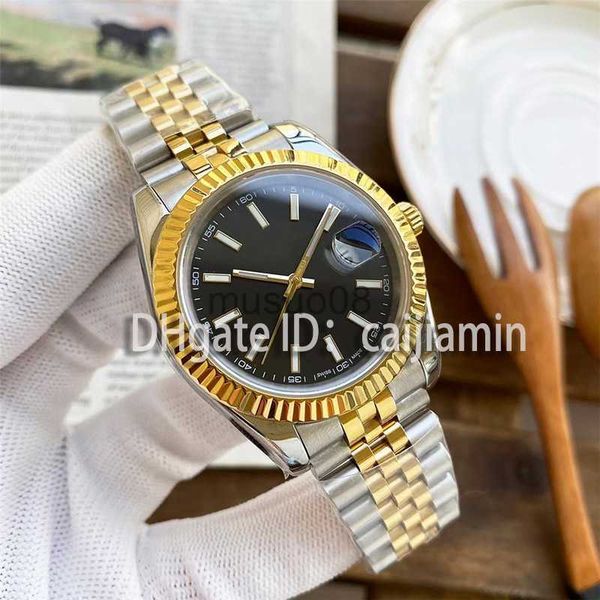 

other watches caijiaminorologio di lusso mens automatic gold mechanical watches women dress full stainless steel sapphire waterproof luminou, Slivery;black
