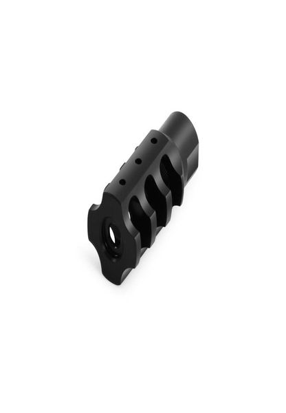 

steel strikecomp 308 m14x1lh thread steel black muzzle brake2595550