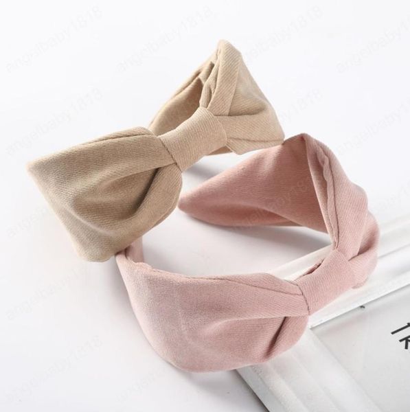 

fabric fashion headbands for women wide solid thick hair hoop bezel girls autumn winter hairbands hair accessories1865632, Slivery;white