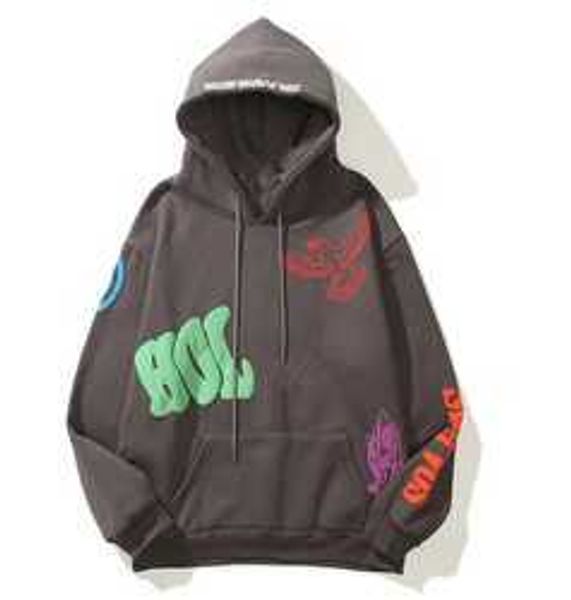

customizable factory cotton oversize puff print hoodies sweatshirts yda, Black