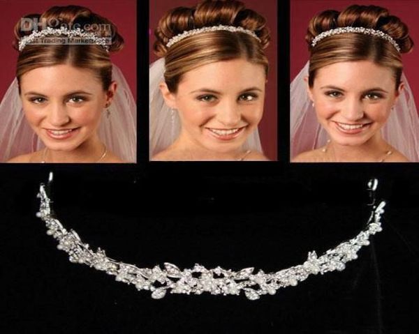 

2019 bridal accessories tiaras hair accessories wedding accessories crystals pearls in stock3384690, Silver