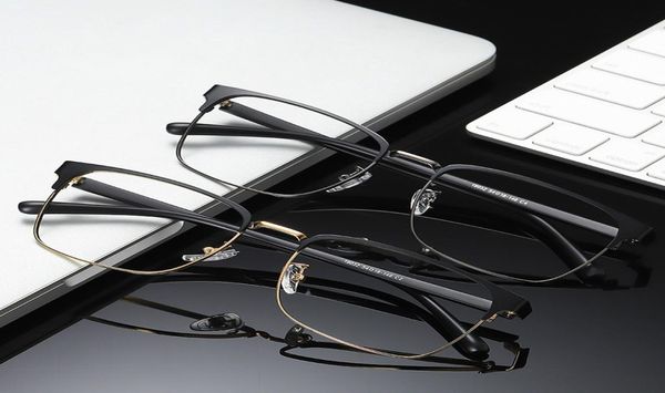 

retro men women light glasses frame simple metal full frame spectacles eyeglasses2222518