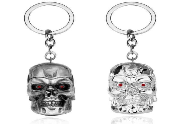 

keychains the terminator skull key chain pendant around the popular movie7835431, Silver