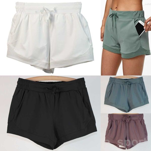 

yoga womens pockets shorts fiess exercise sweatpants lady short pant sport trousers training wunder train loose mid rise yogas pants679