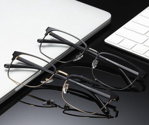 

retro men women light glasses frame simple metal full frame spectacles eyeglasses6090320