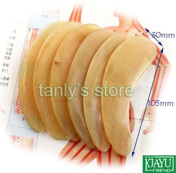 

good quality whole traditional acupuncture massage tool guasha kit cavel sheep horn quotcquotshape 25pieceslot gift gua s2882475