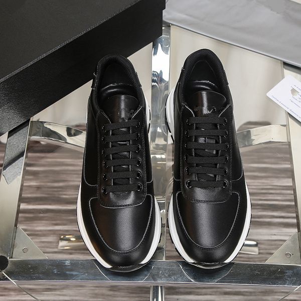 

new women's retro casual shoes women's designer shoes men's leather outdoor shoes training 0601, Black