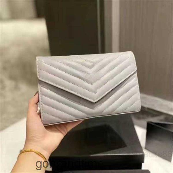 

capacity hands outlet new brand designer genuine shoulder bag leather yslsbags fashion women's bag chain large small square with crossb