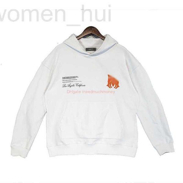 

men's hoodies & sweatshirts designer designer clothing mens high version early autumn new fashion poster letter foaming printing womens, Black