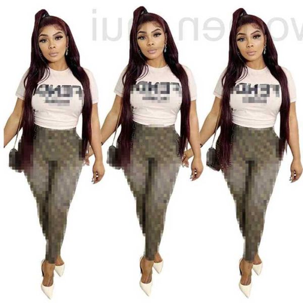 

women's tracksuits designer summer sportswear designer women piece set letter print outfits casual shirt pants jogger sport suit fashio, Gray