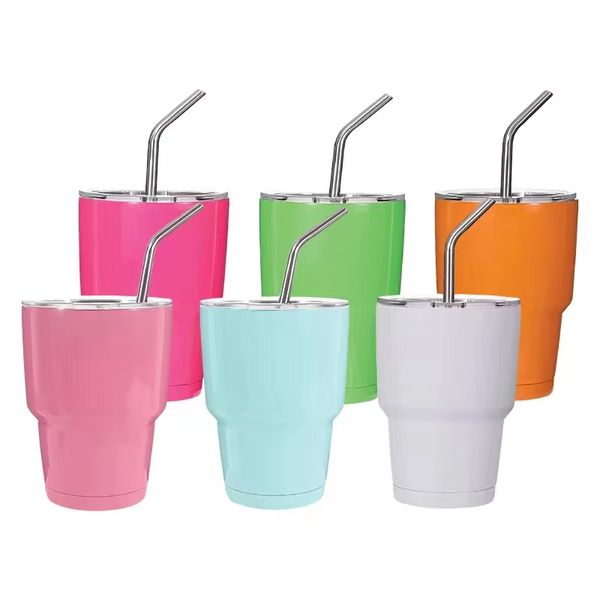 

wholesale 3oz sublimation stainless steel sglass heat transfer blank tumblers double insulated diy water bottles cups a12