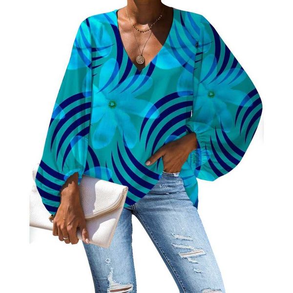 

blouse women shirt female long sleeved s-4xl printed chiffon floral loose, White