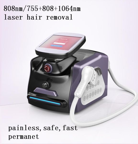 

808 diode laser permanent professional s diode 808nm hair removalwith 3 wave length 755 808 1064 nm hair and skin rejuvenation3185381, Black
