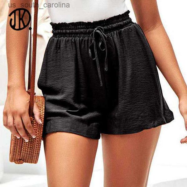 

selling female sports shorts summer casual cotton shorts high waist fashion short s-3xl wide leg pants streetwear l230522, White;black