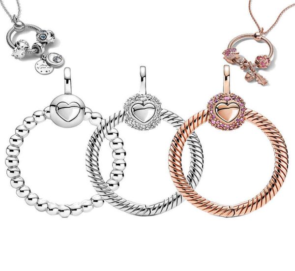 

authentic 925 sterling silver o pendant charms fit original necklace diy charm bead fine jewelry gift6259768