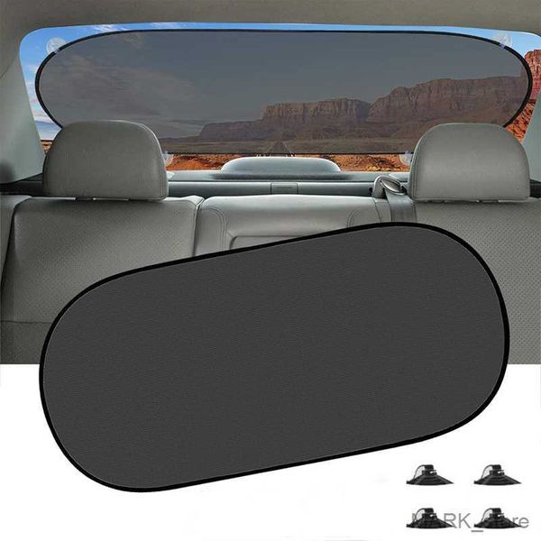 

car sunshade car sun shade uv protection folding auto rear window sunshade universal mesh back window visor with suction cups r230606