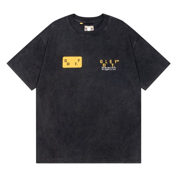 

men's t-shirts tees lanvins t-shirt galleryses depts mens t shirts womens designer scheme french letter basic slogan round neck short s, White;black
