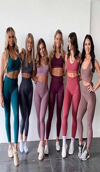 

selling seamless yoga outfits suit knitting quick drying exercise gym clothes women workout fitness set female sports bra yog 5664365, White;red