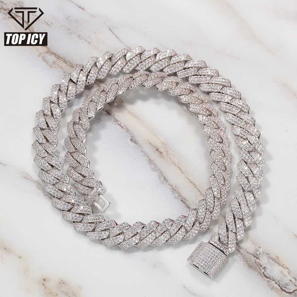 

unique design new arrival full iced out bling cz zircon stone miami mens iced out cuban chain usa selling jewelry, Silver