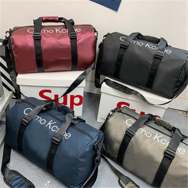 

large capacity waterproof fitness bag line handheld short distance aggage dry and wet separation sports training swimming yoga bags tide1980