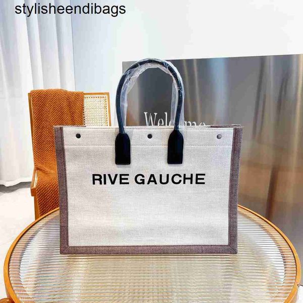 

designer bag shopping bag women's handbag river gauche handbag summer rafia linen beach bag travel oblique shoulder handbag fashion bag