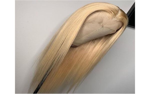

hd transparent 613 blonde lace front wig long invisible color straight human brazilian hair remy wigs for black women preplucked5170024