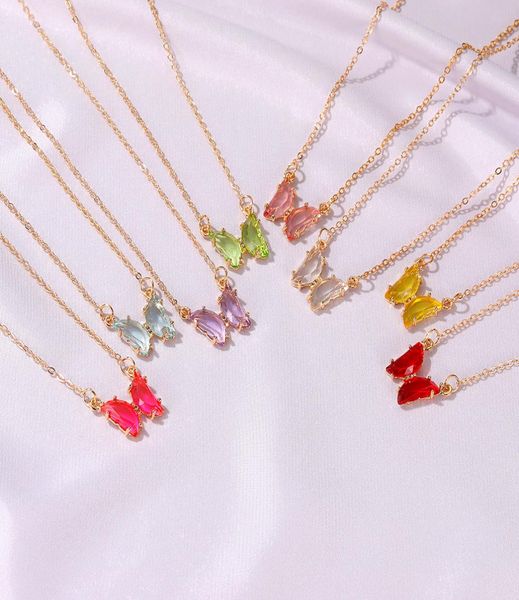 

cute butterfly pendant necklaces for women necklace street style fashion jewelry gifts7069347, Silver