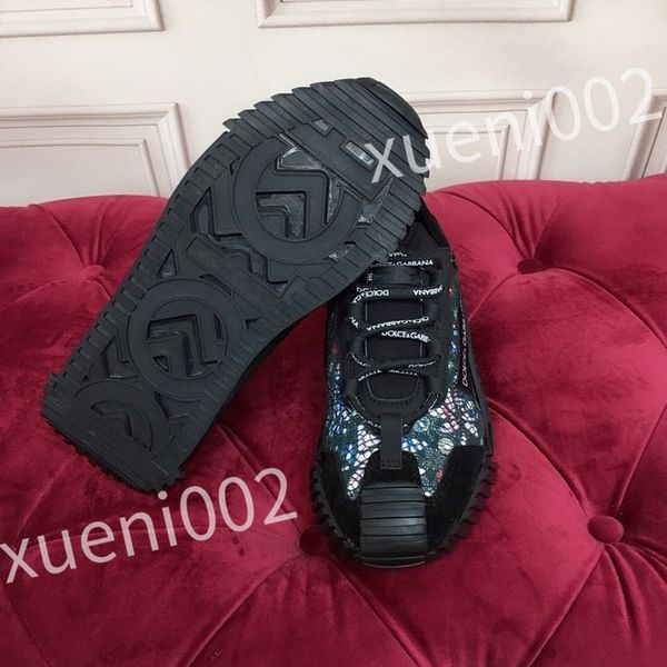 

new designer sneakers men women casual shoes fashion white genuine leather flat sports skate shoes, Black