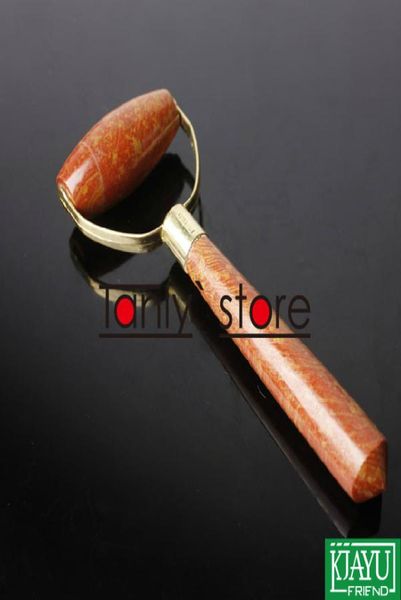 

natural si bian red yellow bian stone body pelma massage roller1934769