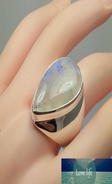 

water drop statement 925 sterling silver big moonstone rings for women party anniversary ring finger jewelry personalized5519446
