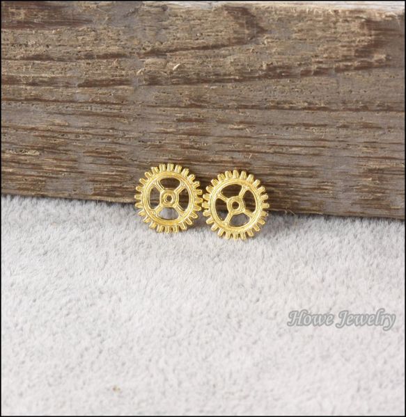 

new product vintage steampunk gear alloy pendant gold color metal watch accessories diy jewelry accessories finding 520pcslot 102720568, Bronze;silver