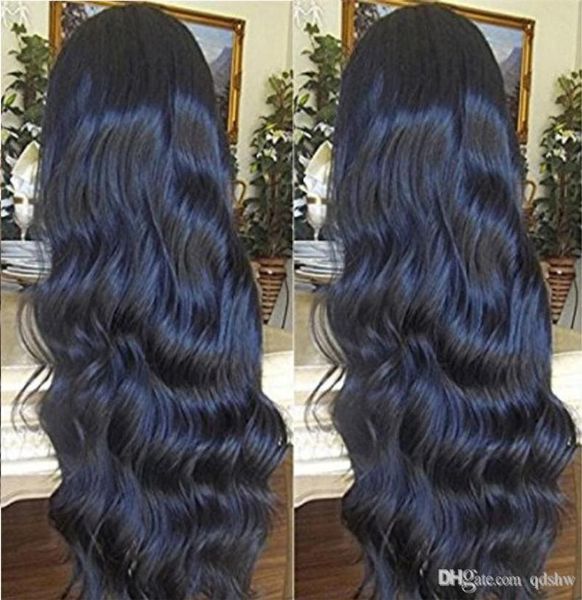 

30 inch full lace wig pre plucked brazilian body wave virgin hair lace front wig 28 in glueless full lace human hair wigs2930379, Black;brown