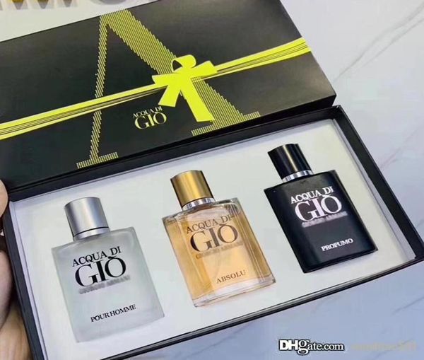 

threepieces set perfume for men 30ml 10floz3 acqua qi pour homme easy to carry long lasting to smell high qualtiy 6341627