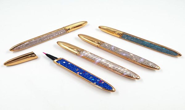 

new diamond pearl magic self adhesive liquid eyeliner pencil magnet glue waterproof makeup lash gule pen whole1234558